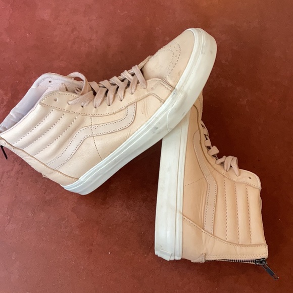 COPY - Vans SK8-Hi Ultra Cush Leather Blush Zip & Lace M7 W8.5 - Picture 7 of 10
